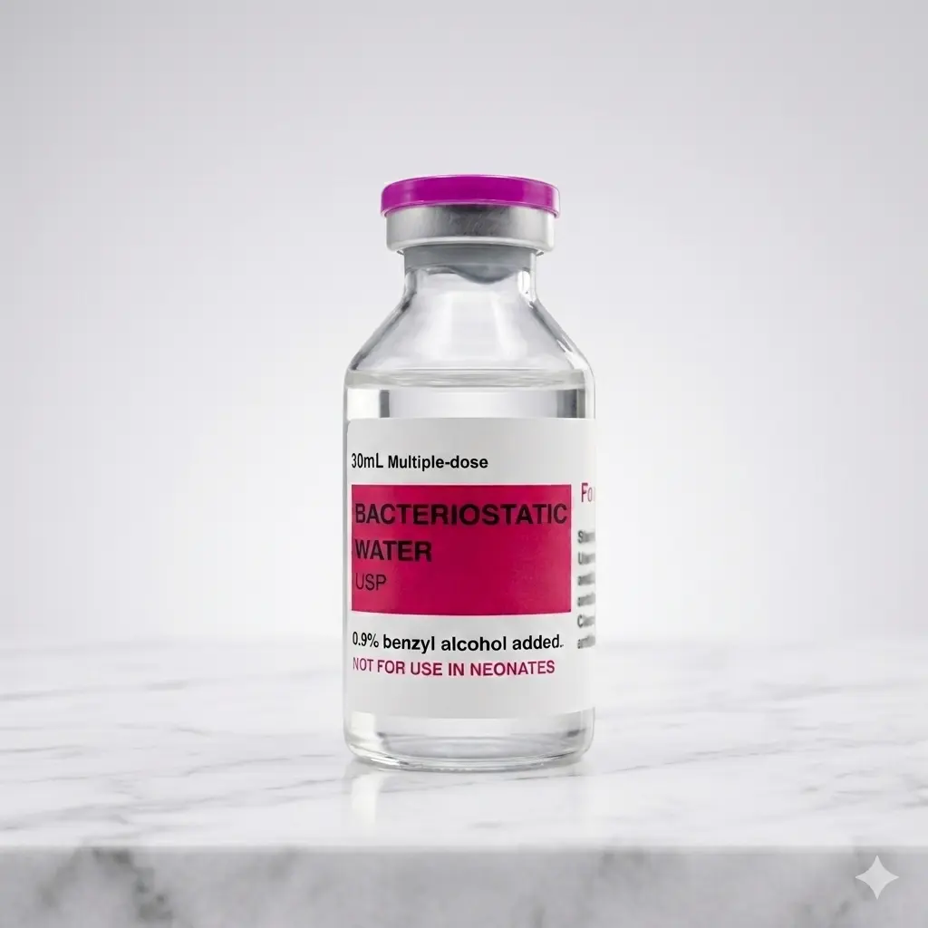 Agua bacteriostática 30mL - PeptixHouse